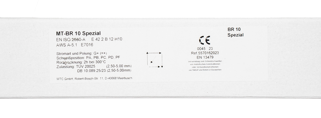 MTC MT-BR 10 Spezial Stabelektrode im Paket 4,1 - 5,2 kg