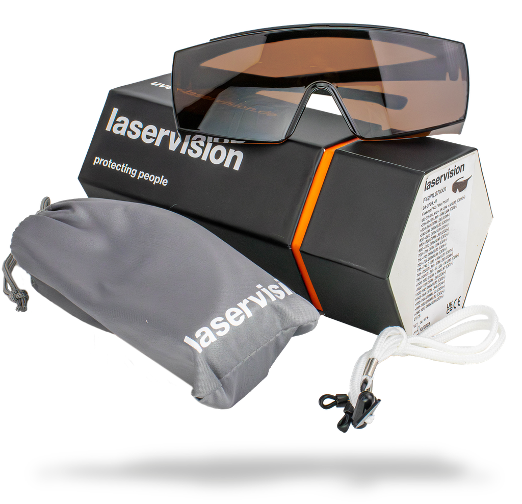 Laservision Laserschutzbrille F42 braun
