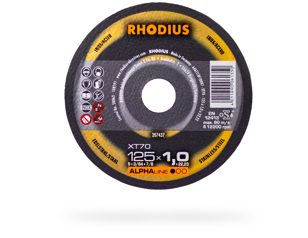 RHODIUS XT70 Alpha Box 10+2 Promo (125 x 1,0 x 22,23 mm)