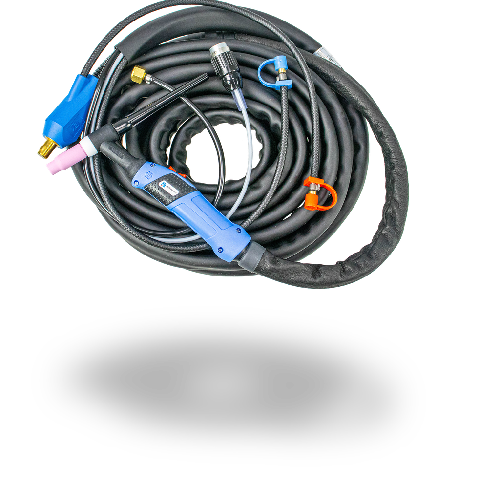 TBi SR 18 FX WIG Brenner mit Flexiblem Brennerhals, 8m, für EWM