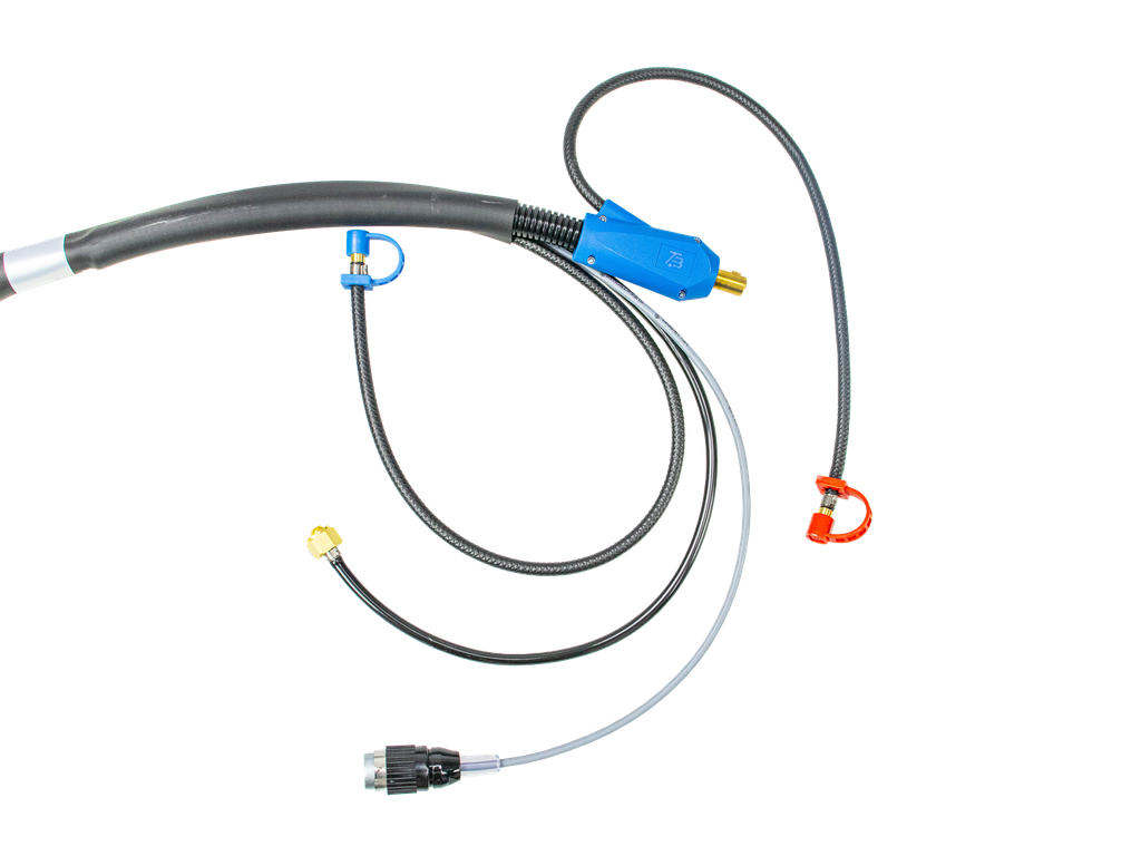 TBi SR 18 FX WIG Brenner mit Flexiblem Brennerhals, 8m, für EWM
