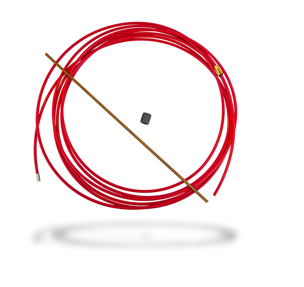 TBi PTFE-Alu Drahtführung rot Draht 1,0 mm