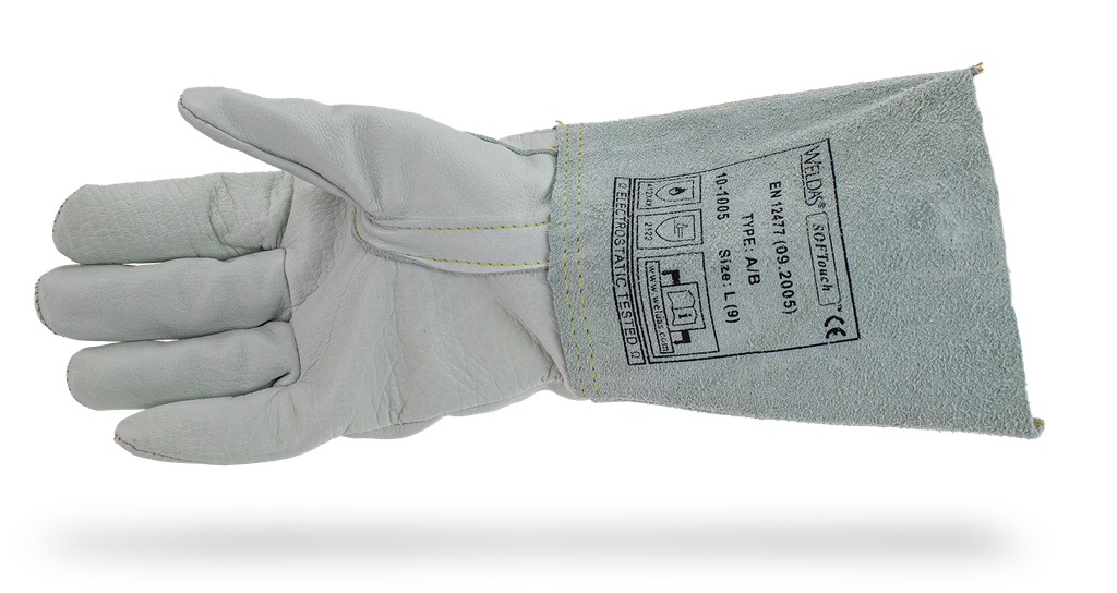 WELDAS 10-1005 SOFTouch™ Kalbs-Vollleder-Schweißerhandschuh
