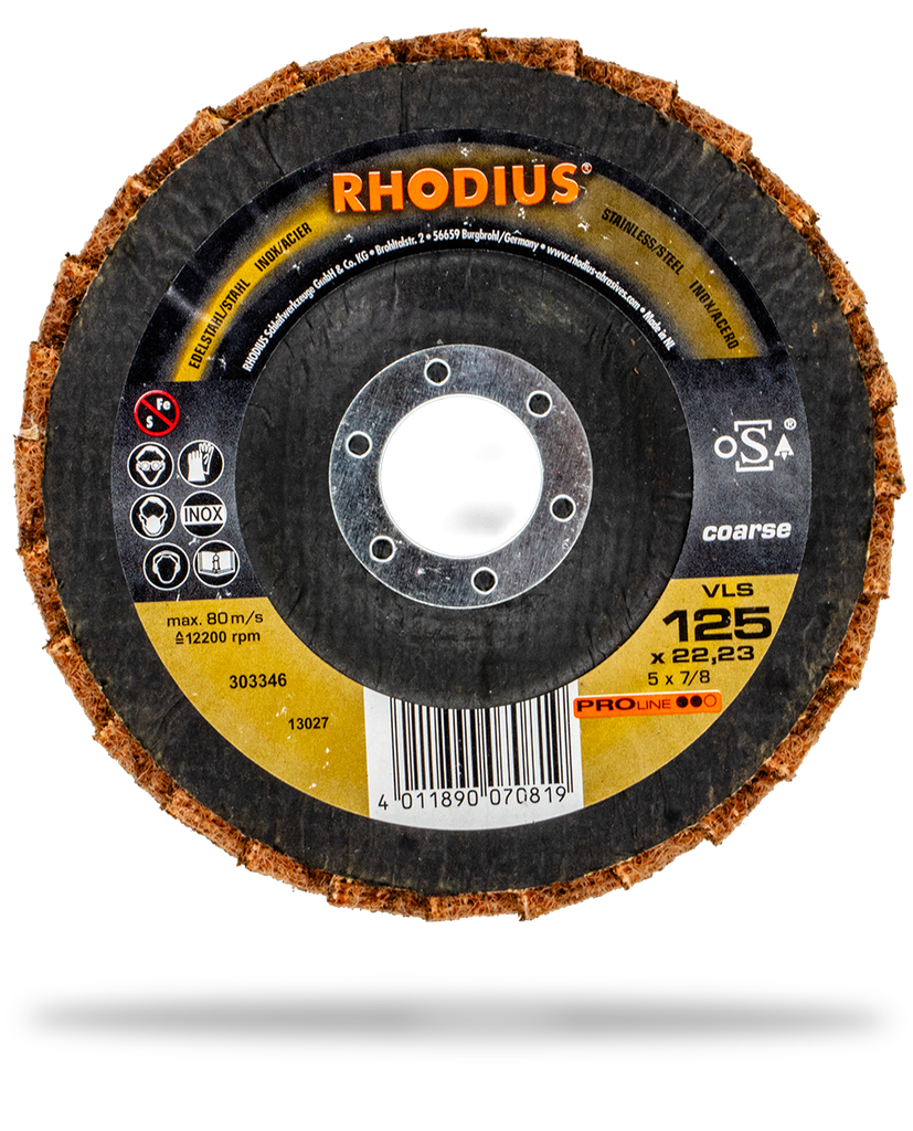 RHODIUS VLS Fächerschleifscheibe