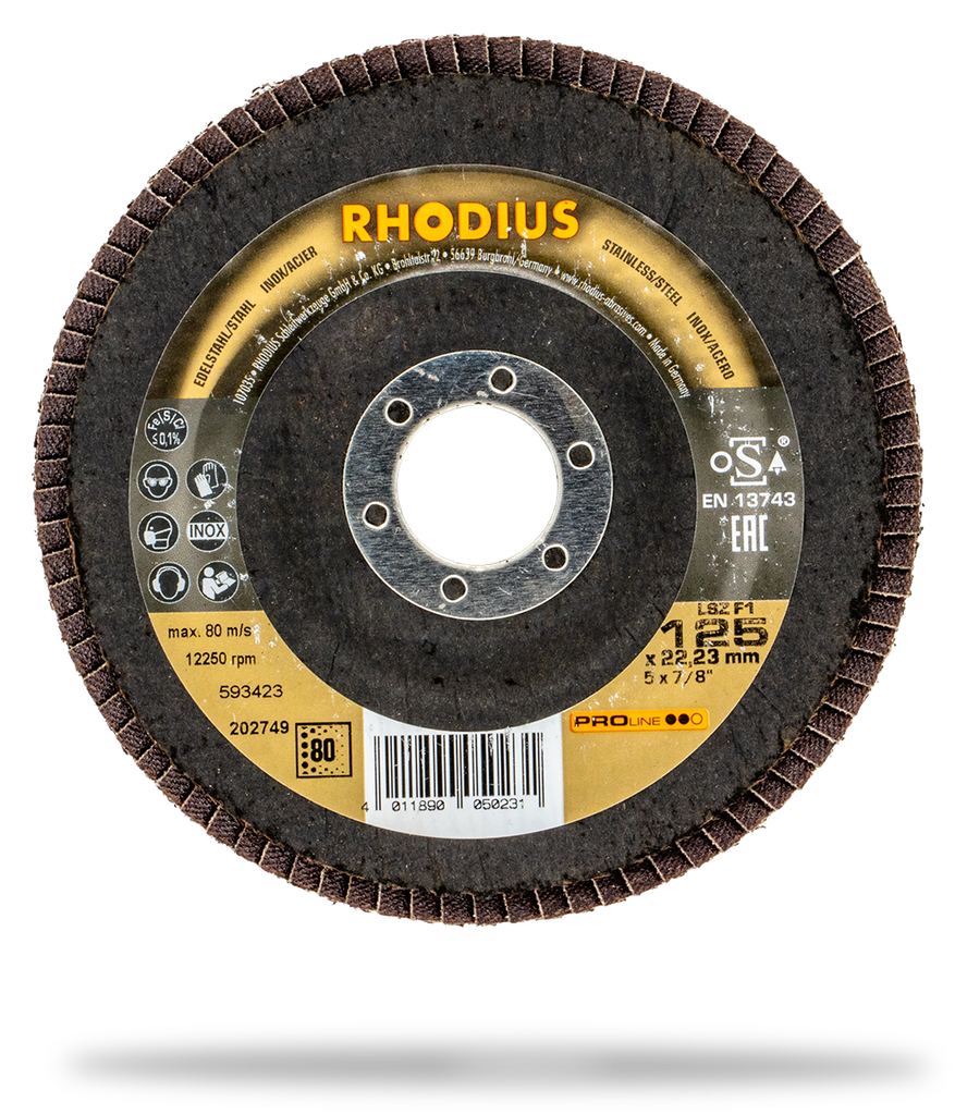 RHODIUS LGZ F1 Fächerschleifscheibe