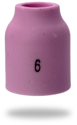 [22400-0900] TBi Keramische Gasdüse kurz L = 25,5 mm SR9/17/18/20/21/26/XCT