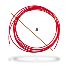 [21311-311] TBi PTFE-Alu Drahtführung rot Draht 1,0 mm