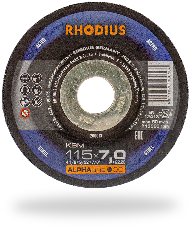 [61271-02] RHODIUS KSM Schruppscheibe