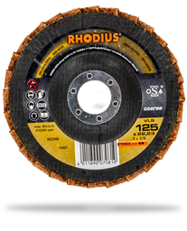 [62071-303] RHODIUS VLS Fächerschleifscheibe