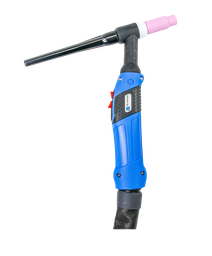 [22112-01858-WEB] TBi SR 18 FX wassergekühlter WIG Brenner mit Flexiblem Brennerhals, 8m, für EWM